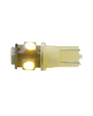 (2/CARD) 5 AMBER LED 360 DEGREE 194 BULB (2/CARD) 5 AMBER LED 360 DEGREE 194 BULB