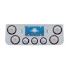 UP34711-CR Rear Center Panel With 4X 10 LED 4" Lights & 3X 13 LED 2.5" Beehive Lights -Red LED/Clear Lens