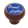 UP23543-"Panel Lights" Wood Deluxe Dash Knob - Blue Glossy Sticker