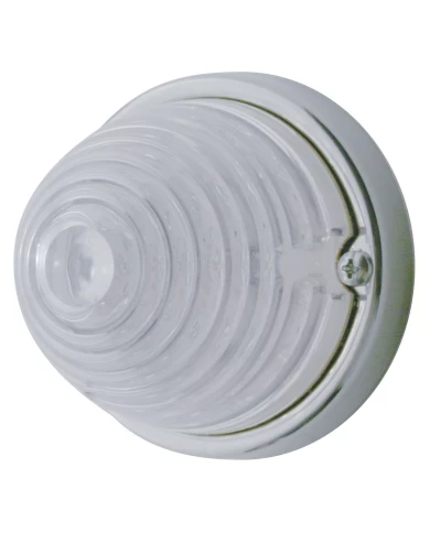 (BULK) 17 AMBER LED BEEHIVE CAB LIGHT FLUSH MOUNT KIT W/ MOUNTING BASE - CLEAR LENS (BULK) 17 AMBER LED BEEHIVE CAB LIGHT FLUSH MOUNT KIT W/ MOUNTING BASE - CLEAR LENS