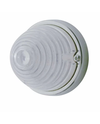 (BULK) 17 RED LED BEEHIVE CAB LIGHT FLUSH MOUNT KIT W/ MOUNTING BASE - CLEAR LENS (BULK) 17 RED LED BEEHIVE CAB LIGHT FLUSH MOUNT KIT W/ MOUNTING BASE - CLEAR LENS