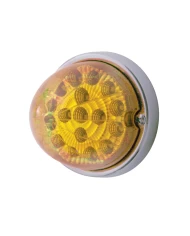 (BULK) 17 AMBER LED DUAL FUNCTION CLEAR REFLECTOR CAB LIGHT FLUSH MOUNT KIT W/ MOUNTING BASE - AMBER LENS (BULK) 17 AMBER LED DUAL FUNCTION CLEAR REFLECTOR CAB LIGHT FLUSH MOUNT KIT W/ MOUNTING BASE - AMBER LENS