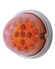 (BULK) 17 RED LED DUAL FUNCTION CLEAR REFLECTOR CAB LIGHT FLUSH MOUNT KIT W/ MOUNTING BASE - RED LENS (BULK) 17 RED LED DUAL FUNCTION CLEAR REFLECTOR CAB LIGHT FLUSH MOUNT KIT W/ MOUNTING BASE - RED LENS