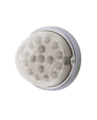 (BULK) 17 AMBER LED DUAL FUNCTION CLEAR REFLECTOR CAB LIGHT FLUSH MOUNT KIT W/ MOUNTING BASE - CLEAR LENS (BULK) 17 AMBER LED DUAL FUNCTION CLEAR REFLECTOR CAB LIGHT FLUSH MOUNT KIT W/ MOUNTING BASE - CLEAR LENS