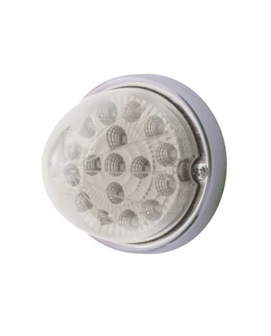 (BULK) 17 AMBER LED CLEAR REFLECTOR CAB LIGHT FLUSH MOUNT KIT W/ MOUNTING BASE - CLEAR LENS (BULK) 17 AMBER LED CLEAR REFLECTOR CAB LIGHT FLUSH MOUNT KIT W/ MOUNTING BASE - CLEAR LENS