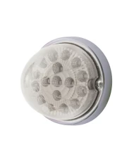 (BULK) 17 RED LED CLEAR REFLECTOR CAB LIGHT FLUSH MOUNT KIT W/ MOUNTING BASE - CLEAR LENS (BULK) 17 RED LED CLEAR REFLECTOR CAB LIGHT FLUSH MOUNT KIT W/ MOUNTING BASE - CLEAR LENS