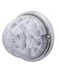 (BULK) 17 RED LED WATERMELON REFLECTOR CAB LIGHT FLUSH MOUNT KIT W/ MOUNTING BASE - CLEAR LENS (BULK) 17 RED LED WATERMELON REFLECTOR CAB LIGHT FLUSH MOUNT KIT W/ MOUNTING BASE - CLEAR LENS