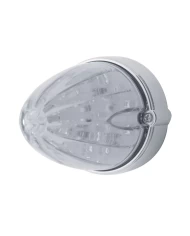 (BULK) 19 AMBER LED FLUSH MOUNT WATERMELON MARKER/AUXILIARY LIGHT - CLEAR LENS (BULK) 19 AMBER LED FLUSH MOUNT WATERMELON MARKER/AUXILIARY LIGHT - CLEAR LENS