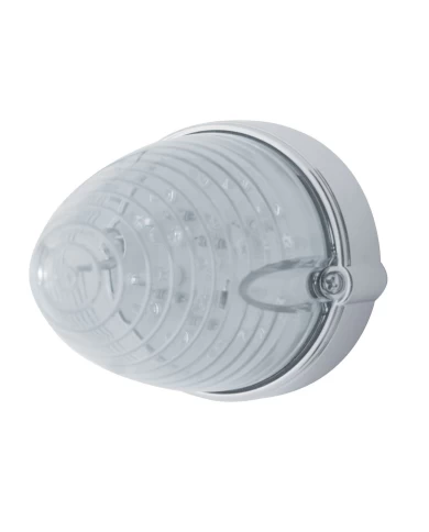 (BULK) 19 AMBER LED FLUSH MOUNT BEEHIVE MARKER/AUXILIARY LIGHT - CLEAR LENS (BULK) 19 AMBER LED FLUSH MOUNT BEEHIVE MARKER/AUXILIARY LIGHT - CLEAR LENS