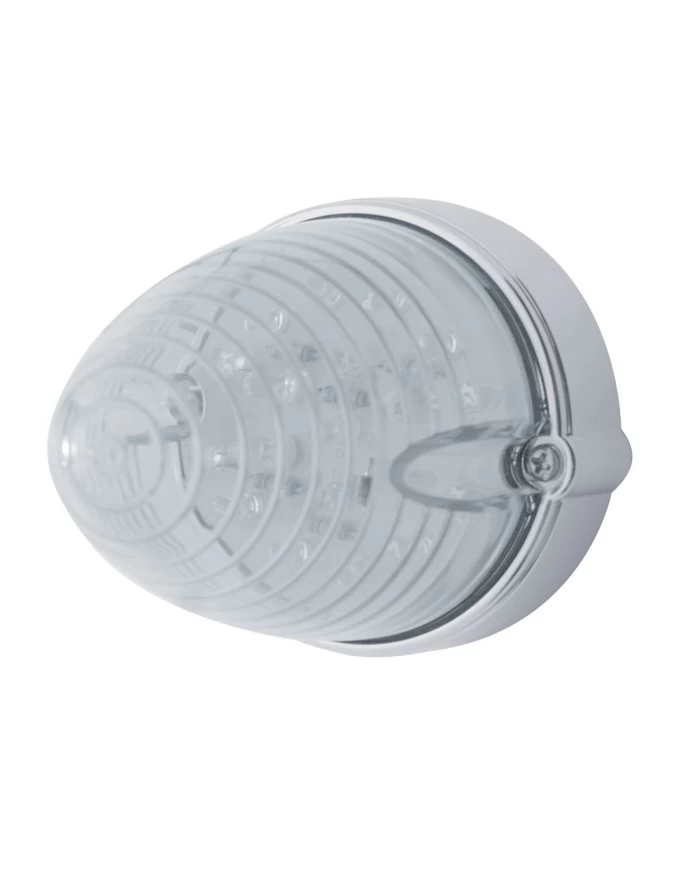 (BULK) 19 AMBER LED FLUSH MOUNT BEEHIVE MARKER/AUXILIARY LIGHT - CLEAR LENS (BULK) 19 AMBER LED FLUSH MOUNT BEEHIVE MARKER/AUXILIARY LIGHT - CLEAR LENS