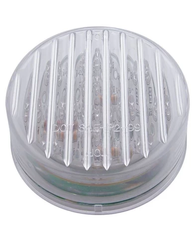 (CARD) 13 WHITE LED 2 1/2" AUXILIARY/UTILITY FLAT LIGHT - CLEAR LENS (CARD) 13 WHITE LED 2 1/2" AUXILIARY/UTILITY FLAT LIGHT - CLEAR LENS