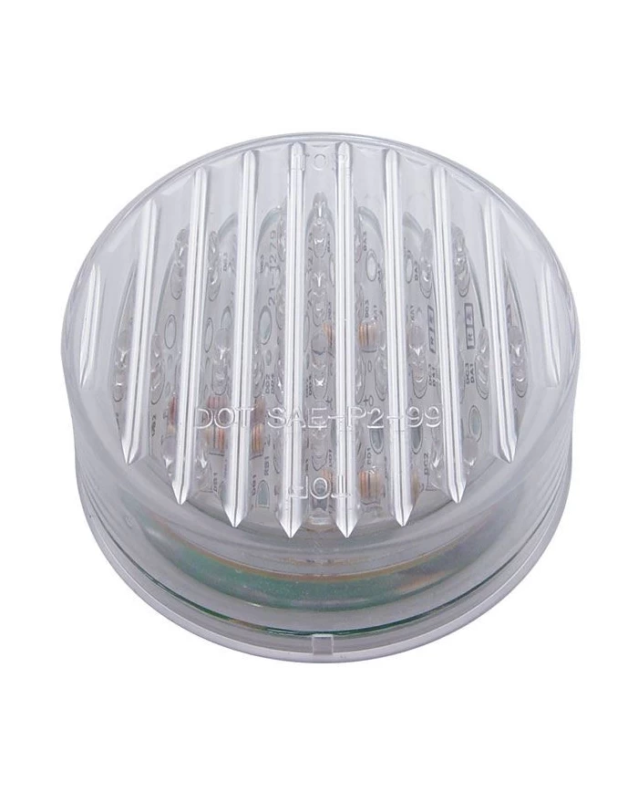 (CARD) 13 WHITE LED 2 1/2" AUXILIARY/UTILITY FLAT LIGHT - CLEAR LENS (CARD) 13 WHITE LED 2 1/2" AUXILIARY/UTILITY FLAT LIGHT - CLEAR LENS