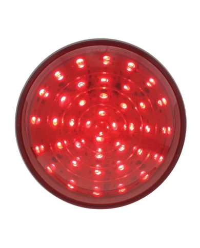 (CARD) 40 RED LED 4" ROADSTER S/T/T LIGHT - RED LENS (CARD) 40 RED LED 4" ROADSTER S/T/T LIGHT - RED LENS