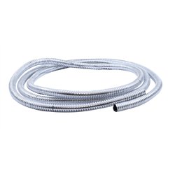 UP34800-72" Long Chrome Wire Loom - 1/4" Diameter