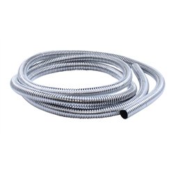 UP34801-72" Long Chrome Wire Loom - 3/8" Diameter