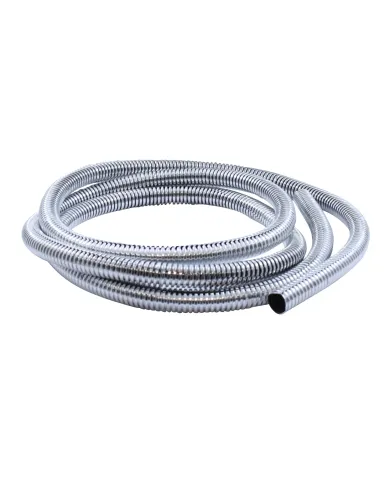 UP34801-72" Long Chrome Wire Loom - 3/8" Diameter