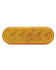 (CARD) 35 AMBER LED SEQUENTIAL OVAL TURN SIGNAL LIGHT - AMBER LENS (CARD) 35 AMBER LED SEQUENTIAL OVAL TURN SIGNAL LIGHT - AMBER LENS