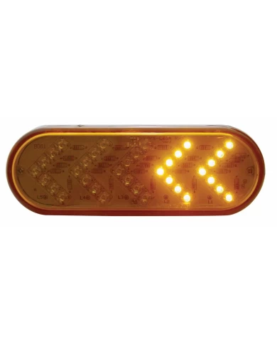 (BULK) 35 AMBER LED SEQUENTIAL OVAL TURN SIGNAL LIGHT - AMBER (BULK) 35 AMBER LED SEQUENTIAL OVAL TURN SIGNAL LIGHT - AMBER