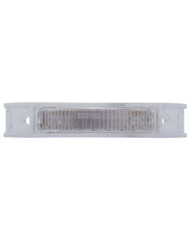 (CARD) 7 AMBER LED RECTANGULAR CLEARANCE/MARKER LIGHT - CLEAR LENS (CARD) 7 AMBER LED RECTANGULAR CLEARANCE/MARKER LIGHT - CLEAR LENS