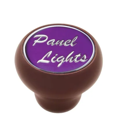 UP23545-"Panel Lights" Wood Deluxe Dash Knob - Purple Glossy Sticker