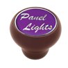 UP23545-"Panel Lights" Wood Deluxe Dash Knob - Purple Glossy Sticker