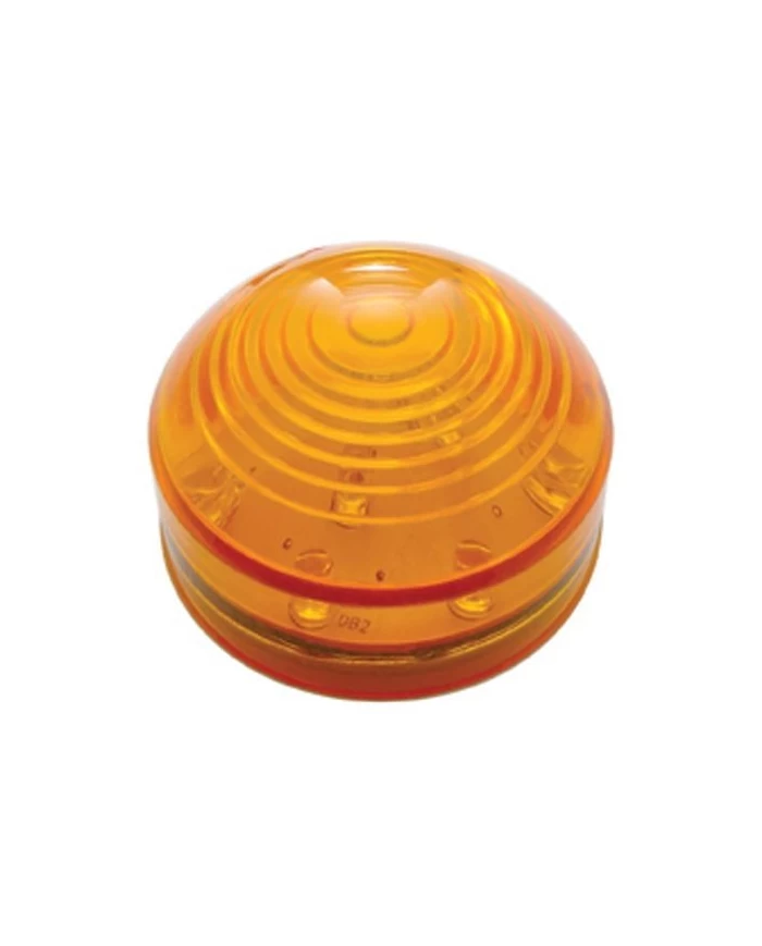 (CARD) 13 AMBER LED 2 1/2" ROADSTER CLEARANCE/MARKER LIGHT - AMBER LENS