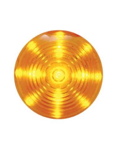 (CARD) 13 AMBER LED 2 1/2" ROADSTER CLEARANCE/MARKER LIGHT - AMBER LENS (CARD) 13 AMBER LED 2 1/2" ROADSTER CLEARANCE/MARKER LIGHT - AMBER LENS