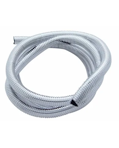 UP34815-100' Chrome Wire Loom Roll - 1/4" Diameter