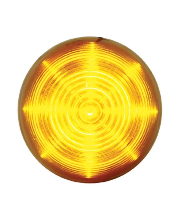 (CARD) 13 AMBER LED 2 1/2" BEEHIVE CLEARANCE/MARKER LIGHT - AMBER LENS (CARD) 13 AMBER LED 2 1/2" BEEHIVE CLEARANCE/MARKER LIGHT - AMBER LENS