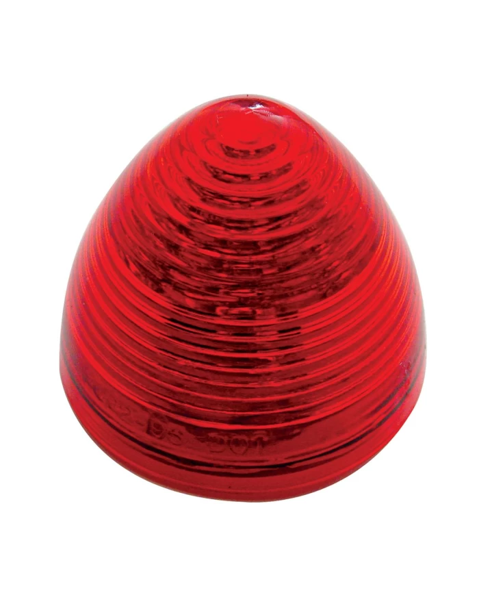 (CARD) 13 RED LED 2 1/2" BEEHIVE CLEARANCE/MARKER LIGHT - RED LENS (CARD) 13 RED LED 2 1/2" BEEHIVE CLEARANCE/MARKER LIGHT - RED LENS
