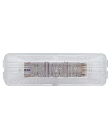 (CARD) 12 AMBER LED RECTANGULAR CLEARANCE/MARKER LIGHT -CLEAR LENS (CARD) 12 AMBER LED RECTANGULAR CLEARANCE/MARKER LIGHT -CLEAR LENS