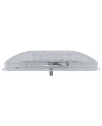 (CARD) 12 RED LED RECTANGULAR CLEARANCE/MARKER LIGHT -CLEAR LENS (CARD) 12 RED LED RECTANGULAR CLEARANCE/MARKER LIGHT -CLEAR LENS