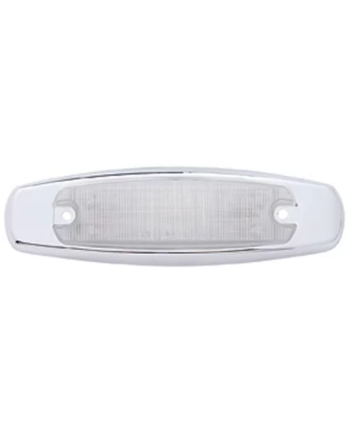 (CARD) 12 AMBER LED PETERBILT RECTANGULAR CLEARANCE/MARKER LIGHT - CLEAR LENS (CARD) 12 AMBER LED PETERBILT RECTANGULAR CLEARANCE/MARKER LIGHT - CLEAR LENS
