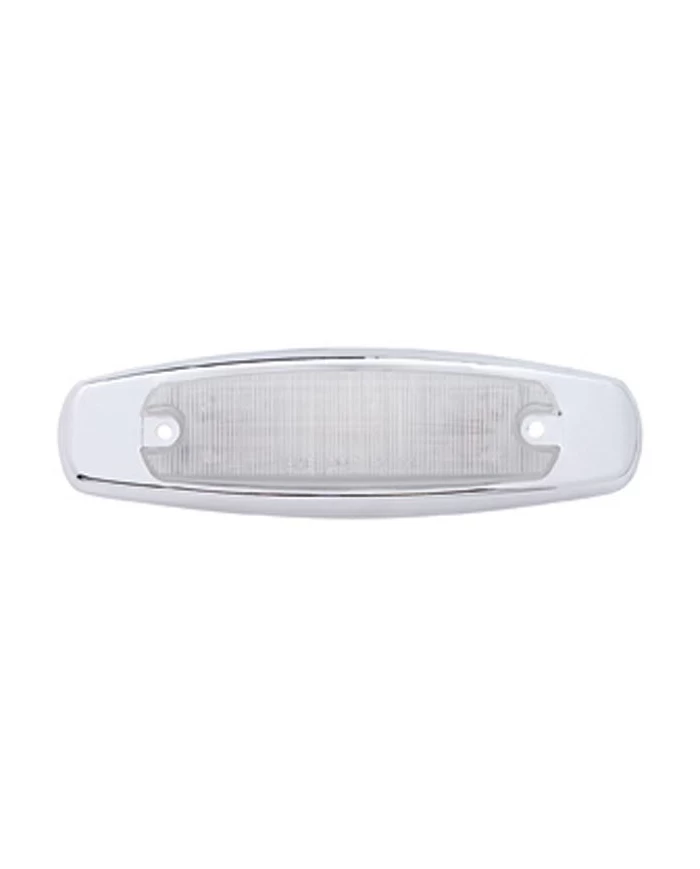 (CARD) 12 AMBER LED PETERBILT RECTANGULAR CLEARANCE/MARKER LIGHT - CLEAR LENS (CARD) 12 AMBER LED PETERBILT RECTANGULAR CLEARANCE/MARKER LIGHT - CLEAR LENS