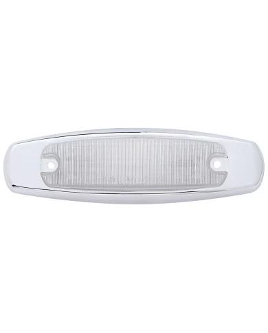 (CARD) 12 RED LED PETERBILT RECTANGULAR CLEARANCE/MARKER LIGHT - CLEAR LENS (CARD) 12 RED LED PETERBILT RECTANGULAR CLEARANCE/MARKER LIGHT - CLEAR LENS