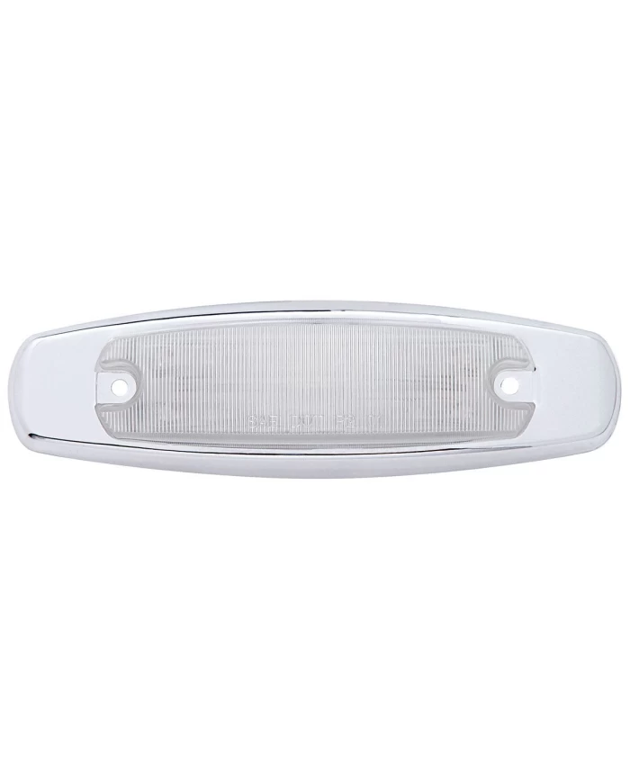(CARD) 12 RED LED PETERBILT RECTANGULAR CLEARANCE/MARKER LIGHT - CLEAR LENS (CARD) 12 RED LED PETERBILT RECTANGULAR CLEARANCE/MARKER LIGHT - CLEAR LENS