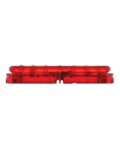 (CARD) 16 LED RECTANGULAR CLEARANCE/MARKER LIGHT 2 WIRES - RED TIGER EYE 2 WIRE BASE ONLY (CARD) 16 LED RECTANGULAR CLEARANCE/MARKER LIGHT 2 WIRES - RED TIGER EYE 2 WIRE BASE ONLY