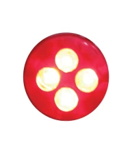 (3/CARD) ECONOMY 4 LED 194 BULB - RED