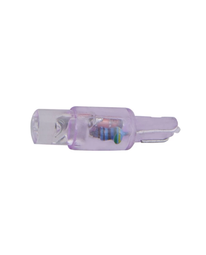 (2/CARD) 37/BP2 BULB W/ 1 MICRO LED BULB - PURPLE