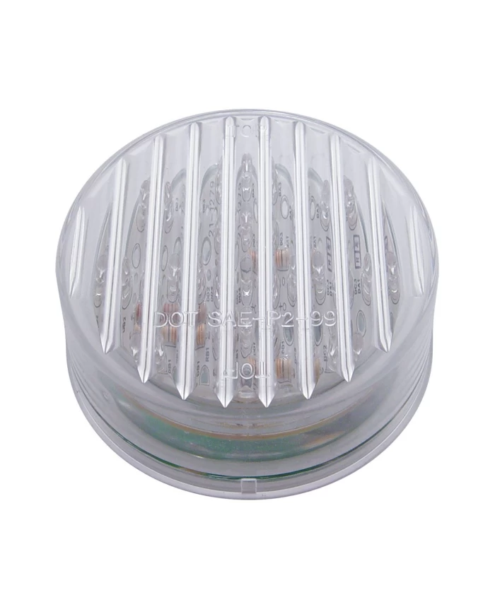 (CARD) 13 AMBER LED 2 1/2" FLAT CLEARANCE/MARKER LIGHT - CLEAR LENS **NO OTHER DISCOUNTS APPLICABLE** (CARD) 13 AMBER LED 2 1/2" FLAT CLEARANCE/MARKER LIGHT - CLEAR LENS **NO OTHER DISCOUNTS APPLICABLE**