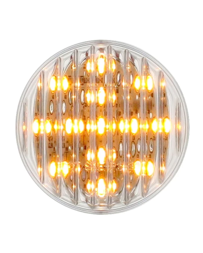 (CARD) 13 AMBER LED 2 1/2" FLAT CLEARANCE/MARKER LIGHT - CLEAR LENS **NO OTHER DISCOUNTS APPLICABLE** (CARD) 13 AMBER LED 2 1/2" FLAT CLEARANCE/MARKER LIGHT - CLEAR LENS **NO OTHER DISCOUNTS APPLICABLE**