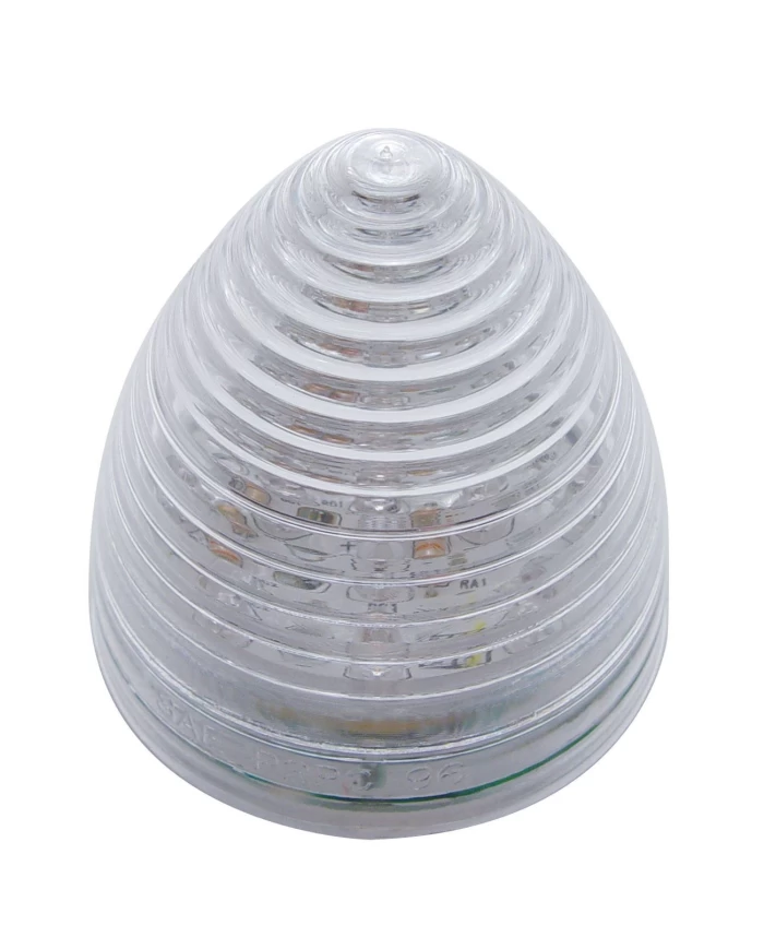 (CARD) 13 RED LED 2 1/2" BEEHIVE CLEARANCE/MARKER LIGHT - CLEAR LENS (CARD) 13 RED LED 2 1/2" BEEHIVE CLEARANCE/MARKER LIGHT - CLEAR LENS