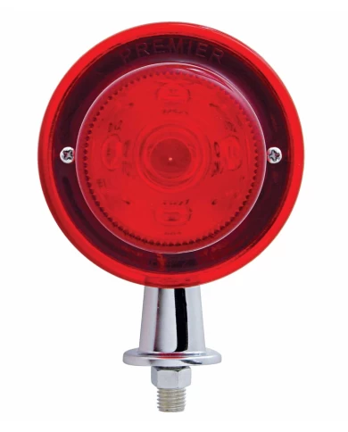 (CARD) 13 RED LED HONDA LIGHT KIT W/ 1 1/8" ARM - RED LENS (CARD) 13 RED LED HONDA LIGHT KIT W/ 1 1/8" ARM - RED LENS