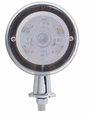 (CARD) 13 AMBER LED HONDA LIGHT KIT W/ 1 1/8" ARM - CLEAR LENS