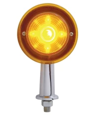 (CARD) 13 AMBER LED HONDA LIGHT KIT W/ 2 1/8" ARM - AMBER LENS