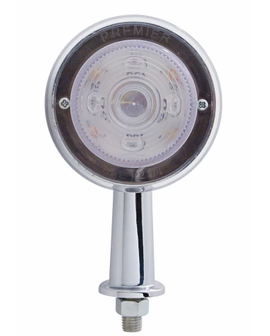 (CARD) 13 AMBER LED HONDA LIGHT KIT W/ 2 1/8" ARM - CLEAR LENS (CARD) 13 AMBER LED HONDA LIGHT KIT W/ 2 1/8" ARM - CLEAR LENS