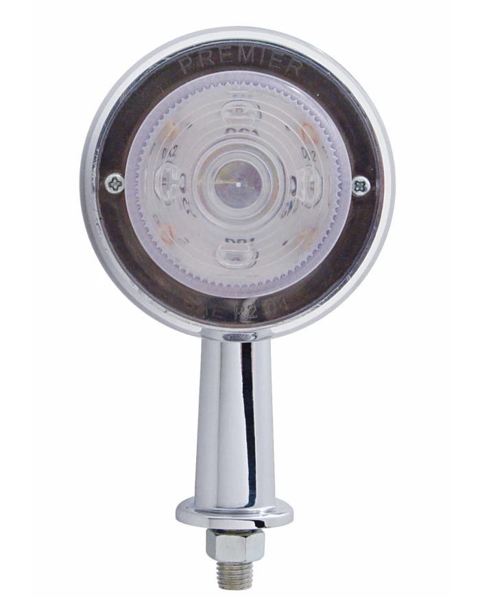 (CARD) 13 AMBER LED HONDA LIGHT KIT W/ 2 1/8" ARM - CLEAR LENS