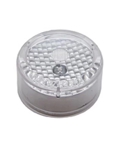 *CLOSEOUT* (CARD) 1 RED LED 2 1/2" FLAT CRYSTAL CLEARANCE/MARKER LIGHT - CLEAR LENS *CLOSEOUT* (CARD) 1 RED LED 2 1/2" FLAT CRYSTAL CLEARANCE/MARKER LIGHT - CLEAR LENS