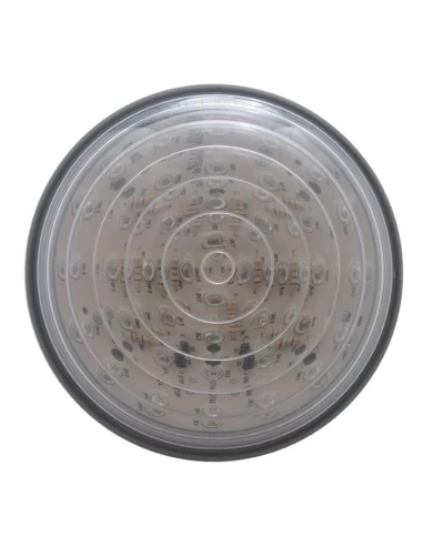(CARD) 40 RED LED 4" ROADSTER S/T/T LIGHT - CLEAR LENS (CARD) 40 RED LED 4" ROADSTER S/T/T LIGHT - CLEAR LENS