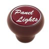 UP23546-"Panel Lights" Wood Deluxe Dash Knob - Red Glossy Sticker